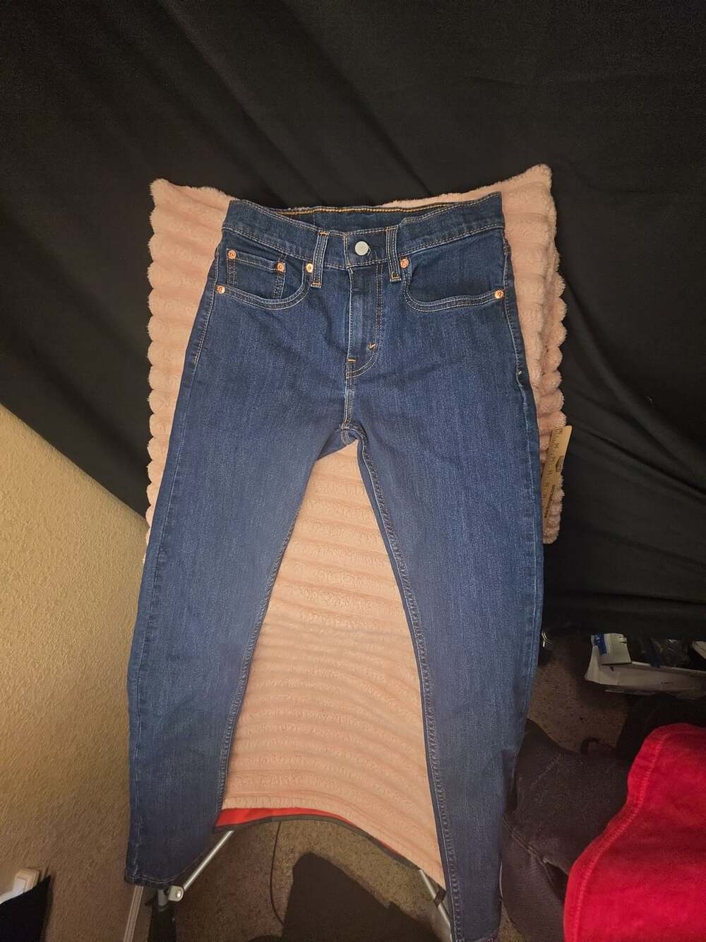 Levi's 512 Slim Taper Jeans Size 28x32 Dark Wash Blue
